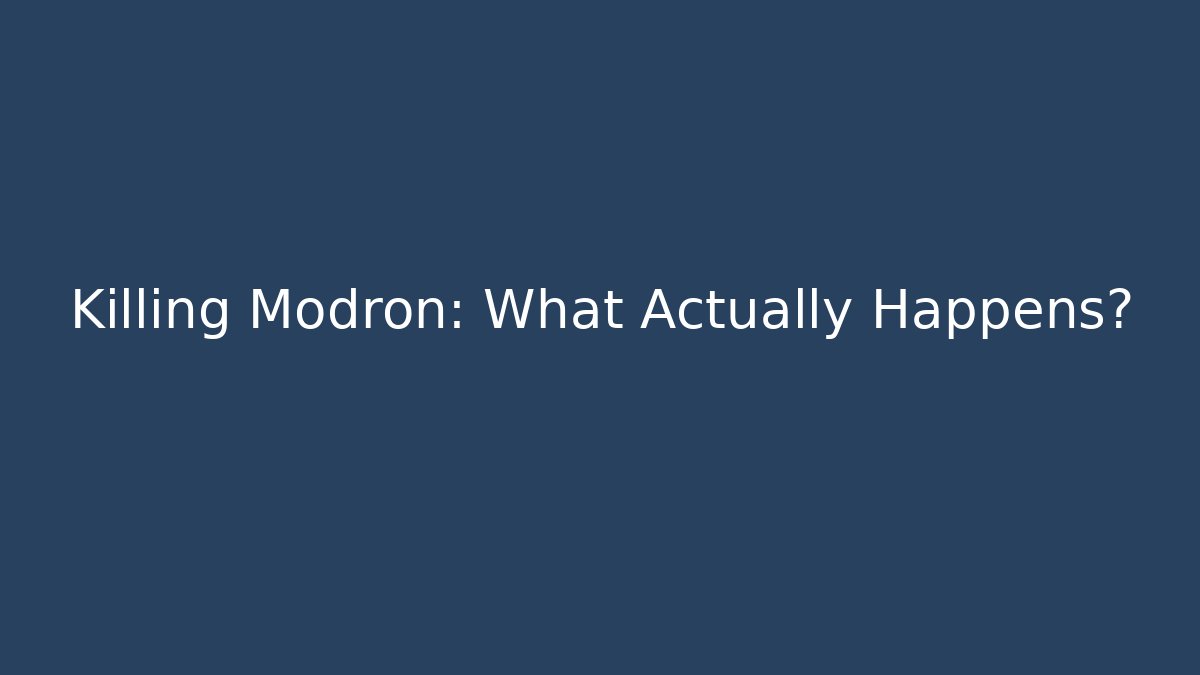 Killing Modron: What Actually Happens? - Critter Realm