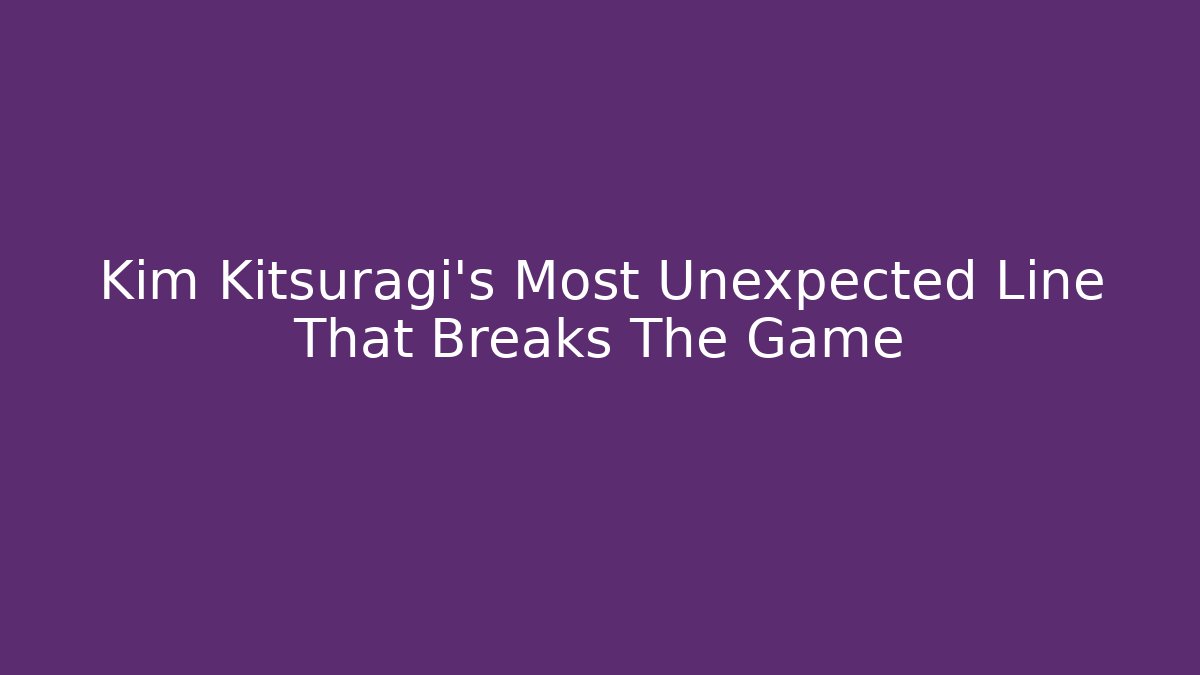 Kim Kitsuragi’s Most Unexpected Line That Breaks The Game