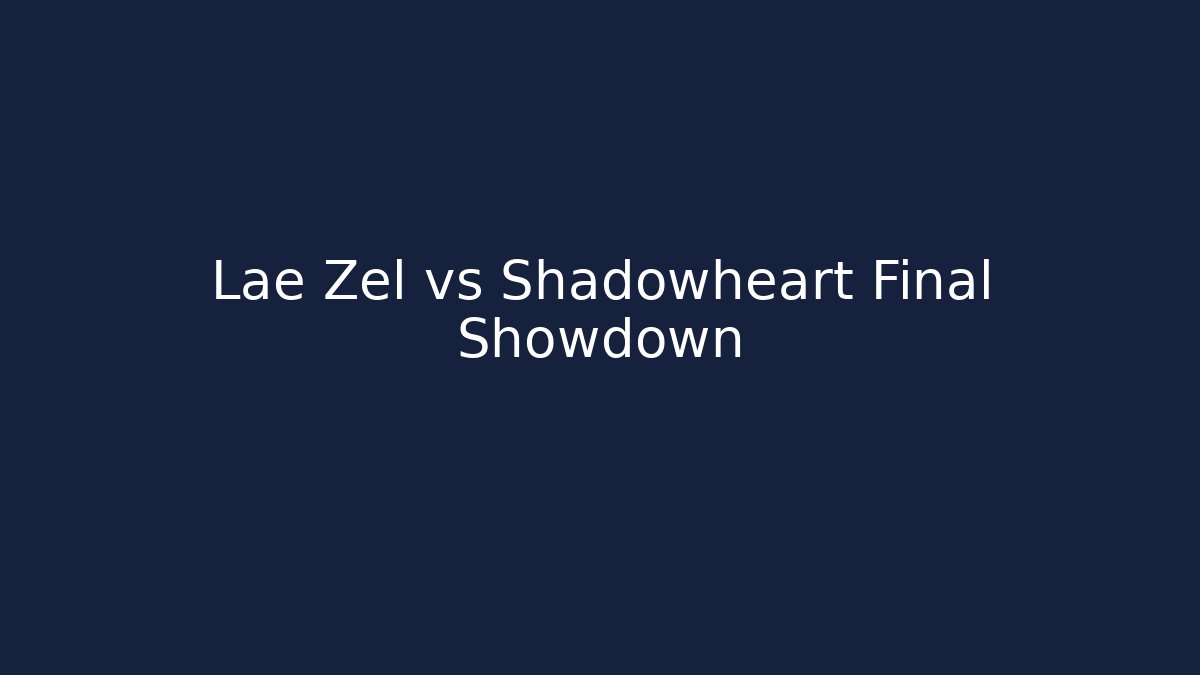 Lae Zel vs Shadowheart Final Showdown