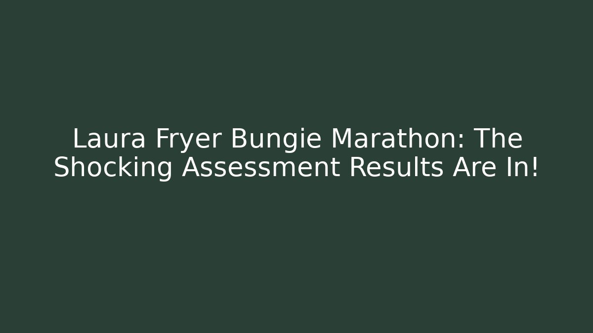 Laura Fryer Bungie Marathon: The Shocking Assessment Results Are In!