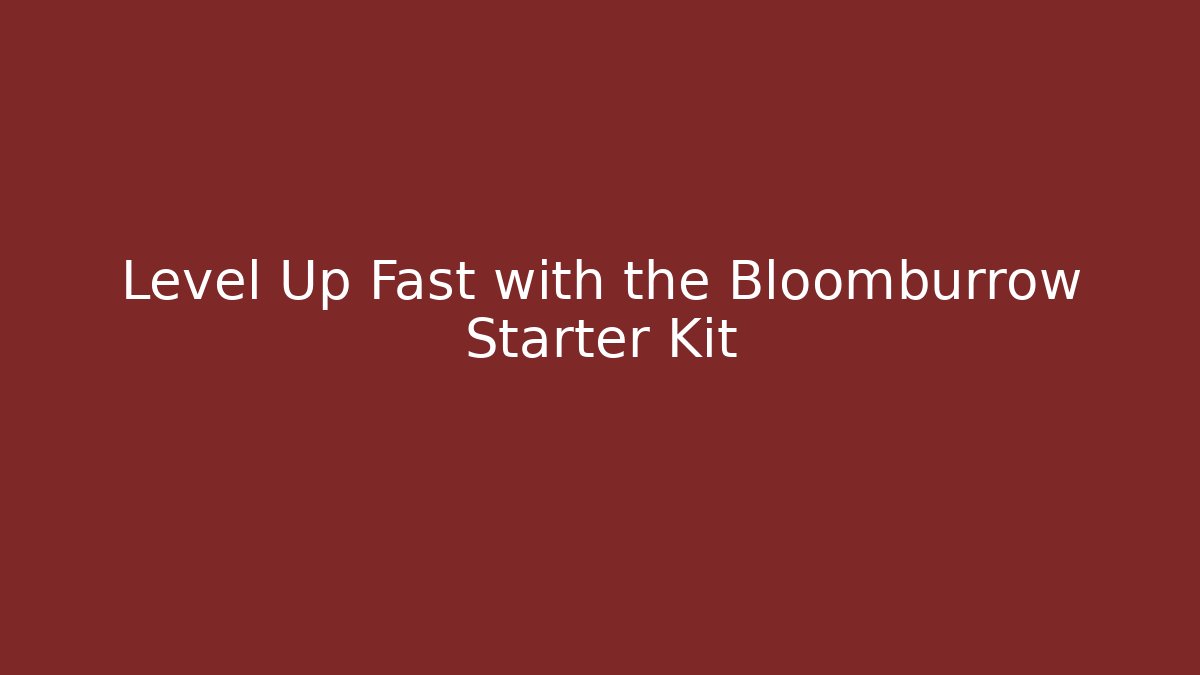 Level Up Fast with the Bloomburrow Starter Kit - Critter Realm