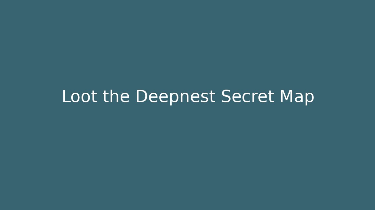 Loot the Deepnest Secret Map - Critter Realm