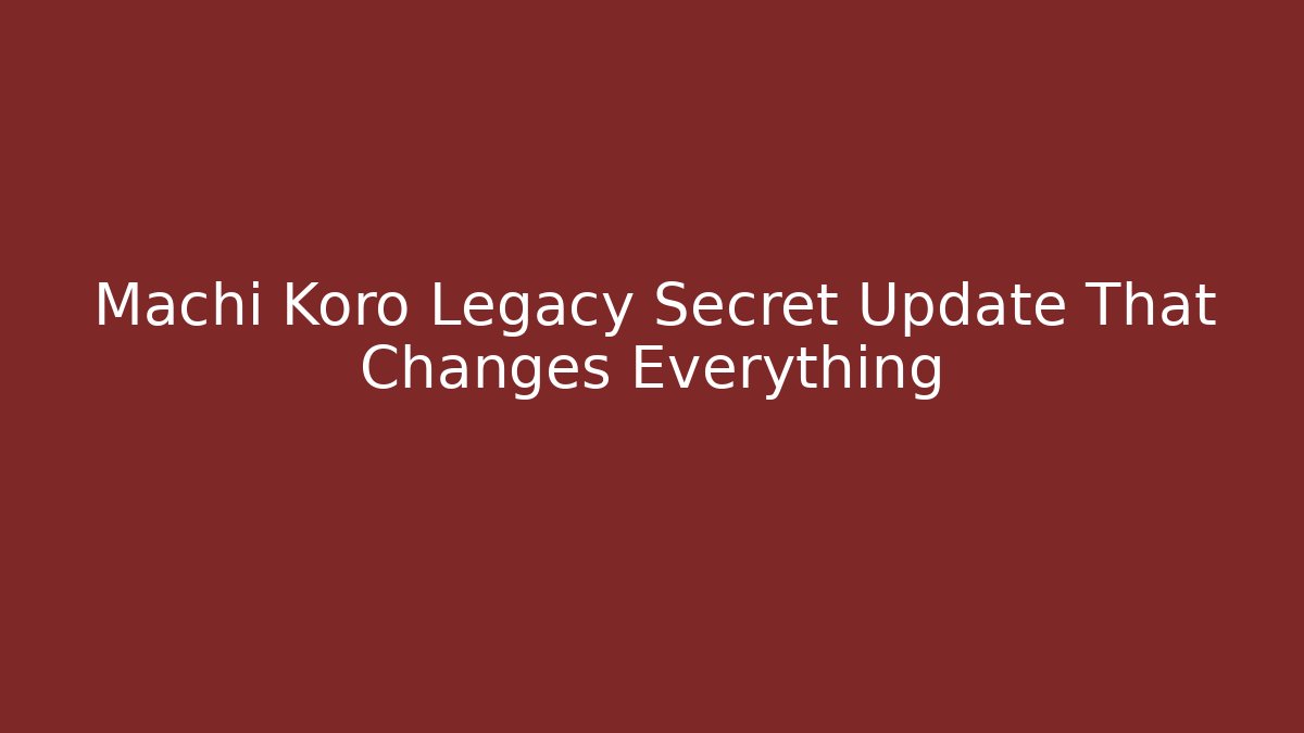 Machi Koro Legacy Secret Update That Changes Everything - Critter Realm