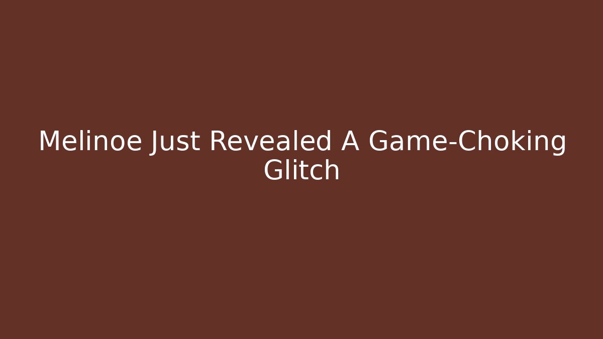 Melinoe Just Revealed A Game-Choking Glitch