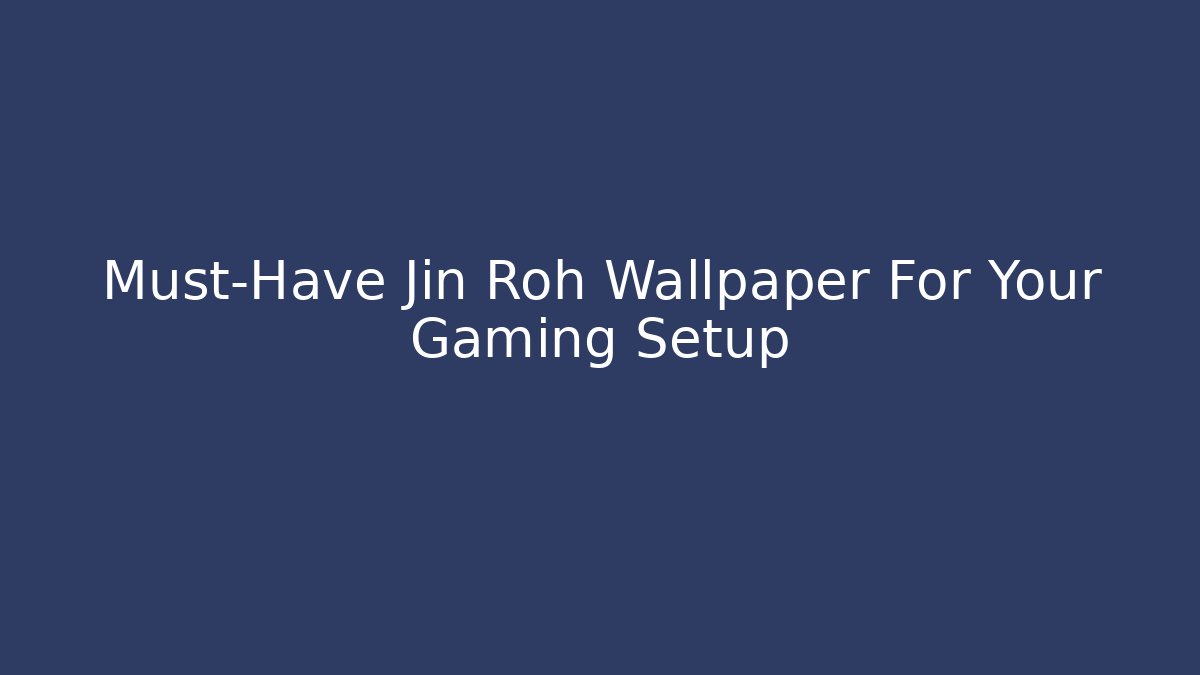 Must-Have Jin Roh Wallpaper For Your Gaming Setup