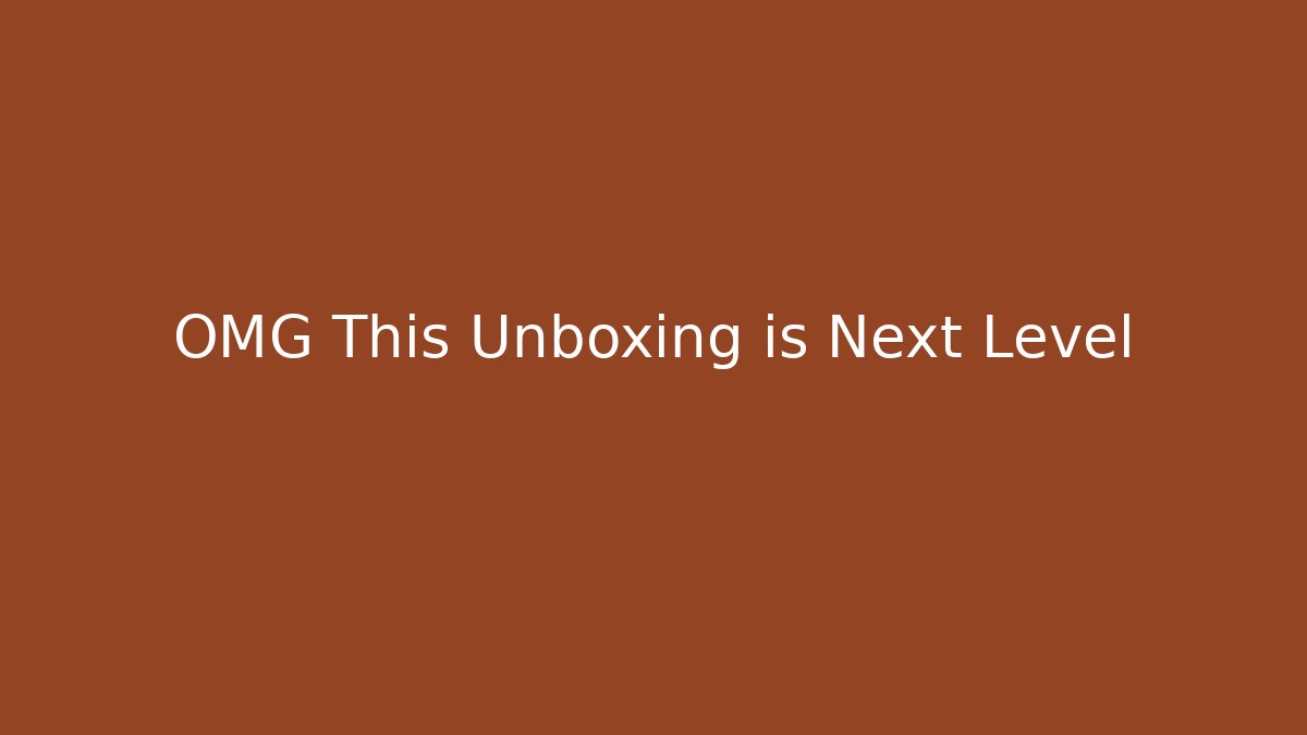 OMG This Unboxing is Next Level - Critter Realm