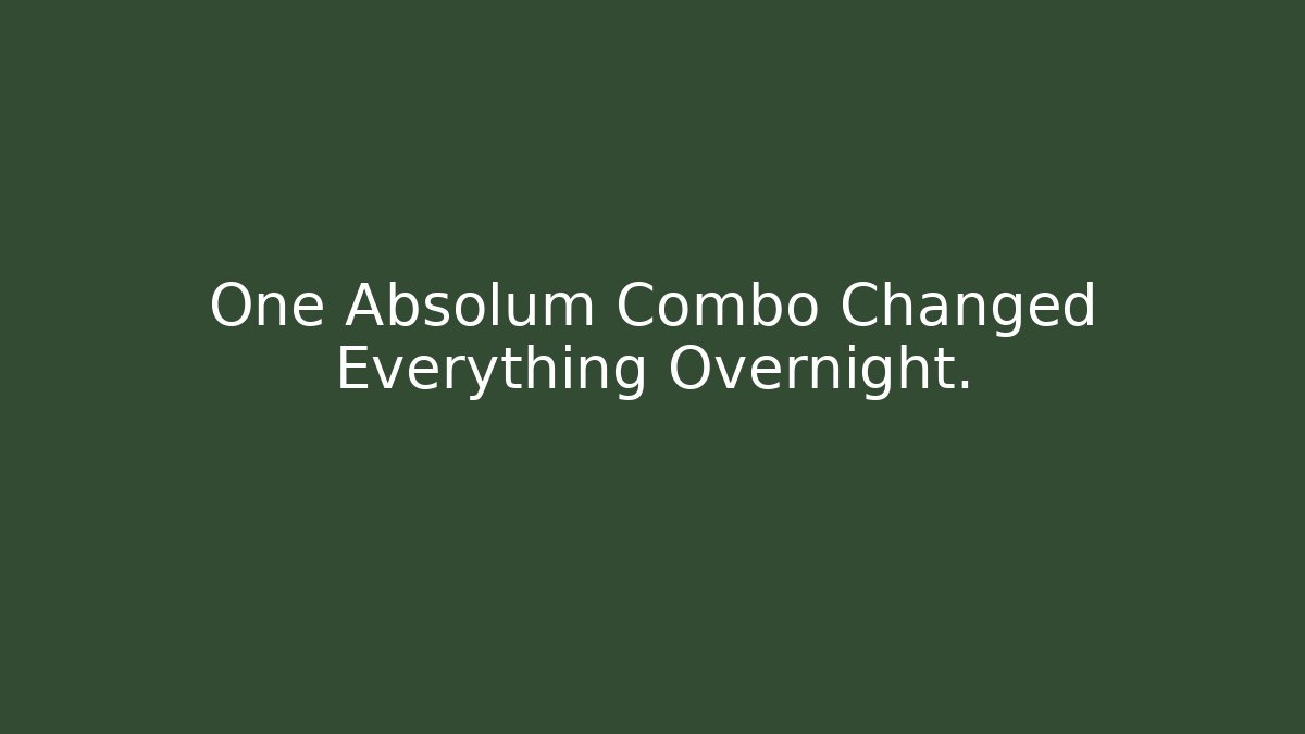 One Absolum Combo Changed Everything Overnight. - Critter Realm