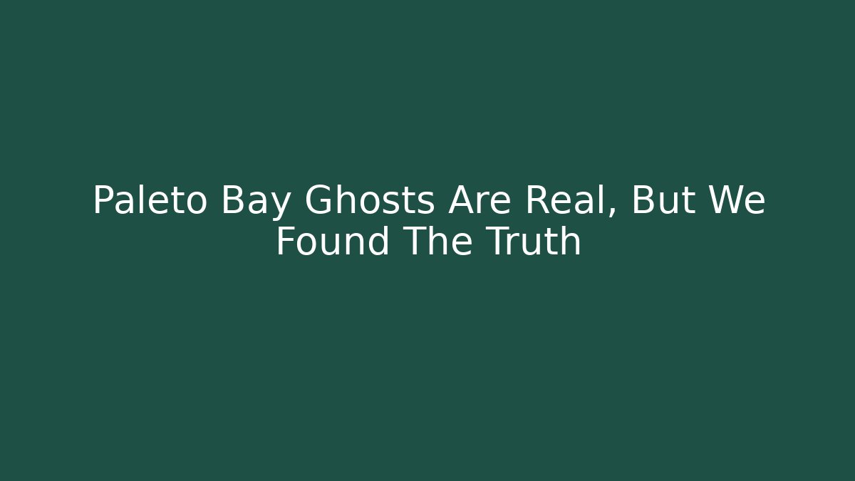 Paleto Bay Ghosts Are Real, But We Found The Truth