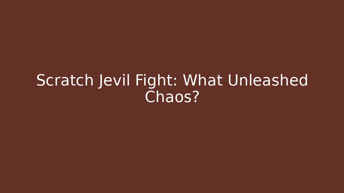 Scratch Jevil Fight: What Unleashed Chaos?