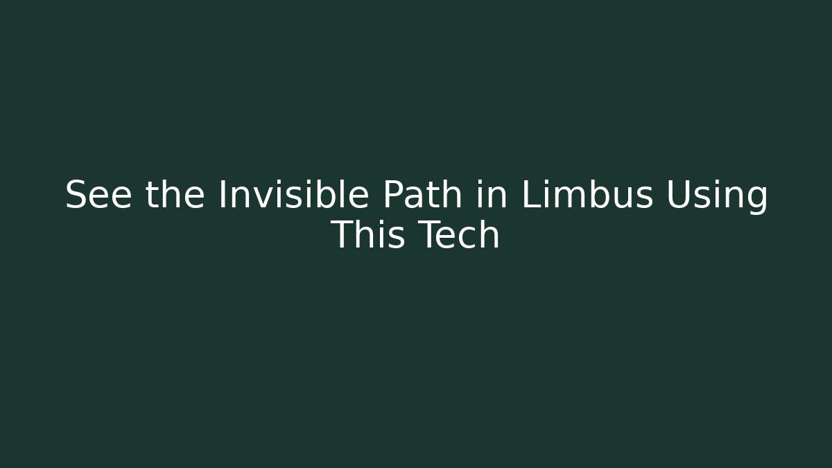 See the Invisible Path in Limbus Using This Tech