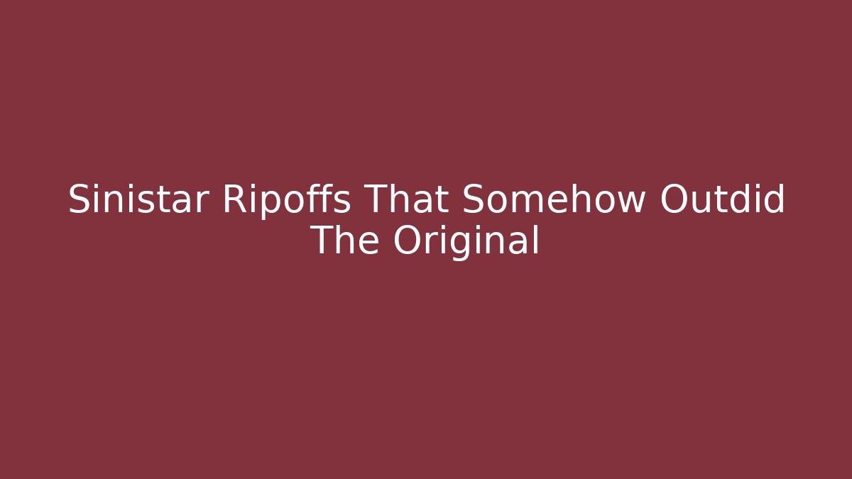Sinistar Ripoffs That Somehow Outdid The Original - Critter Realm
