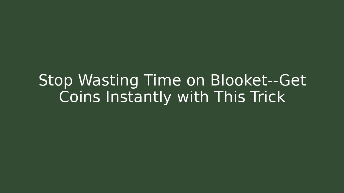 Stop Wasting Time on Blooket—Get Coins Instantly with This Trick - Critter Realm