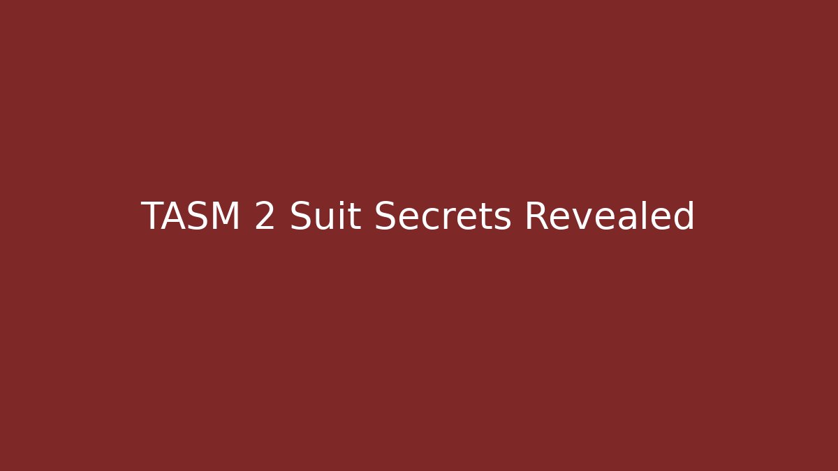 TASM 2 Suit Secrets Revealed