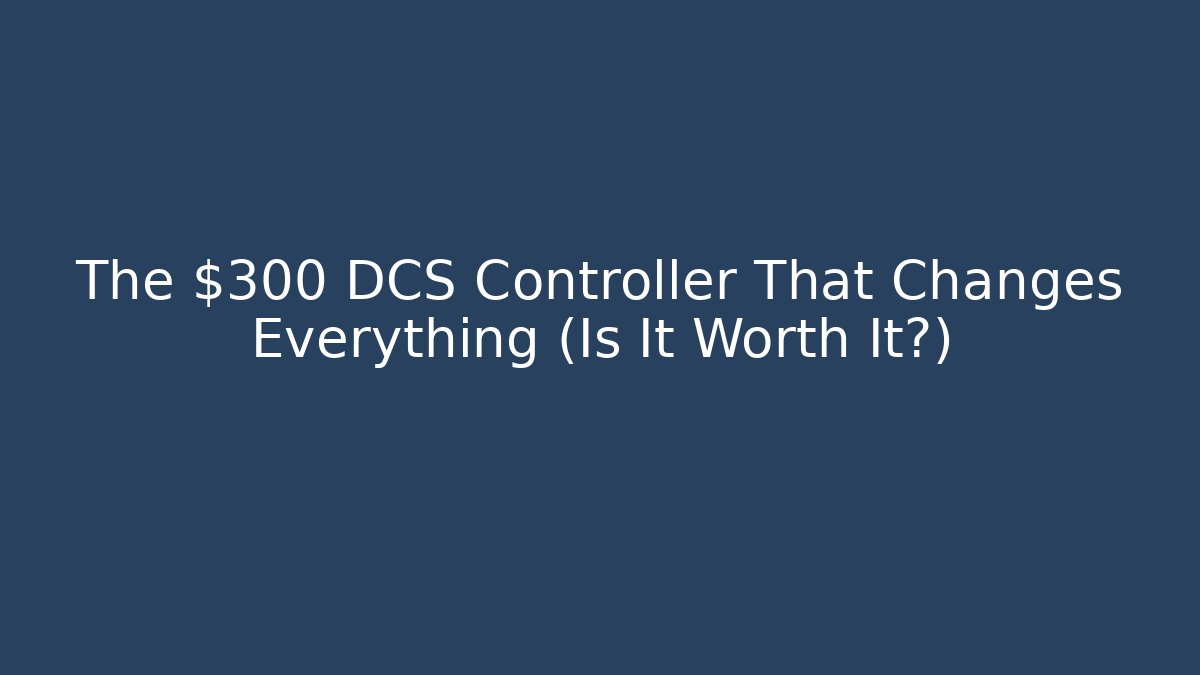 The $300 DCS Controller That Changes Everything (Is It Worth It?) - Critter Realm