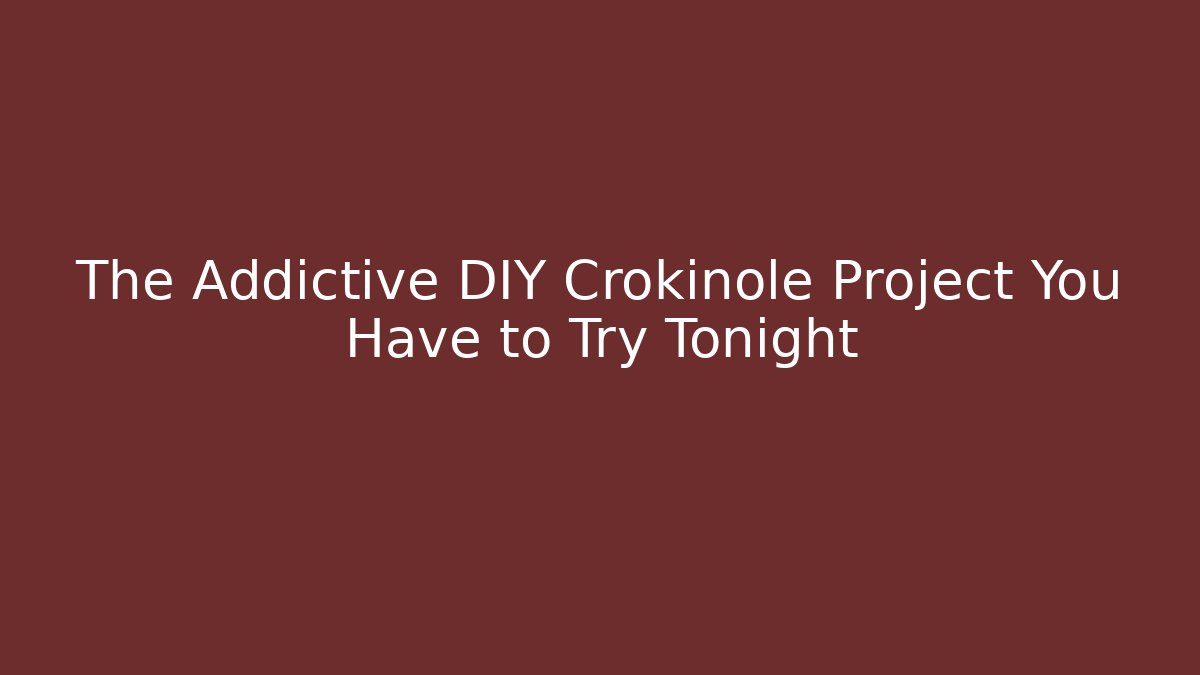 The Addictive DIY Crokinole Project You Have to Try Tonight - Critter Realm