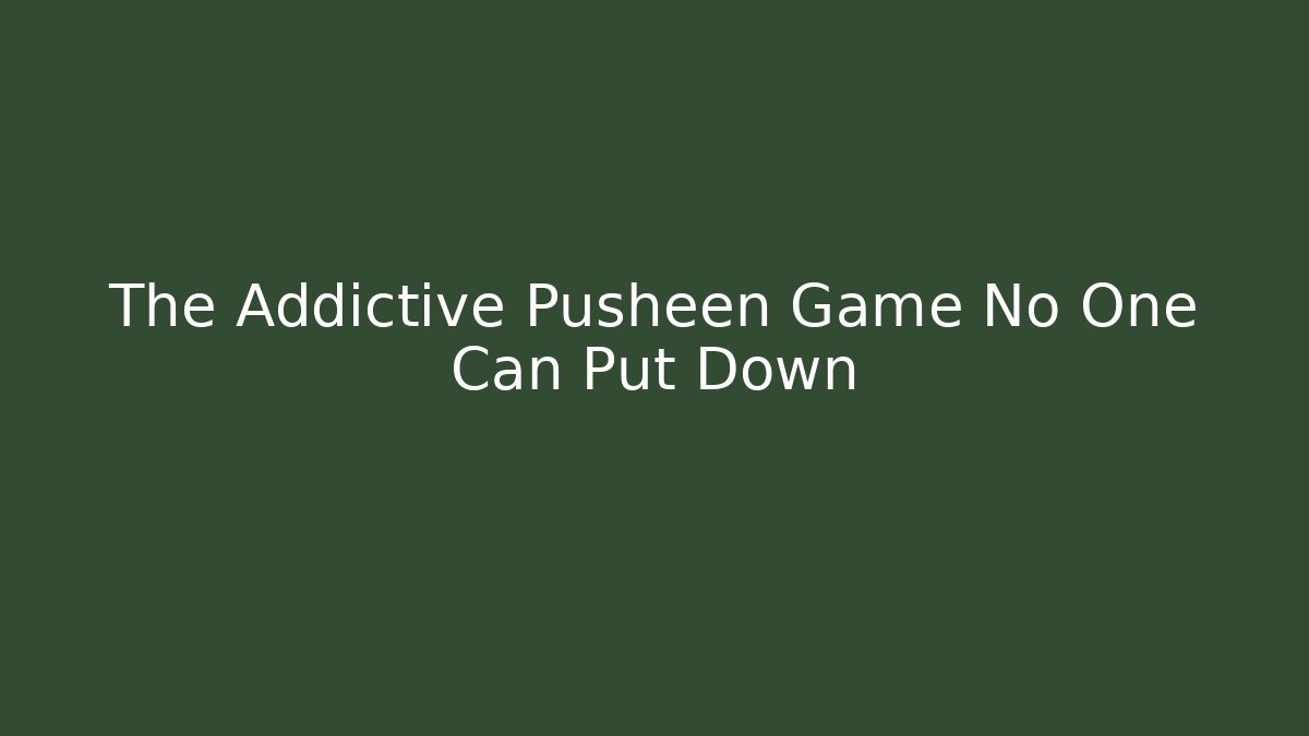 The Addictive Pusheen Game No One Can Put Down