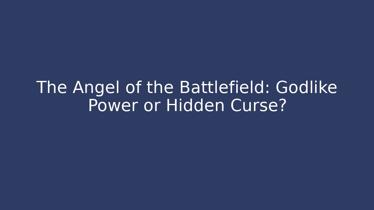 The Angel of the Battlefield: Godlike Power or Hidden Curse?
