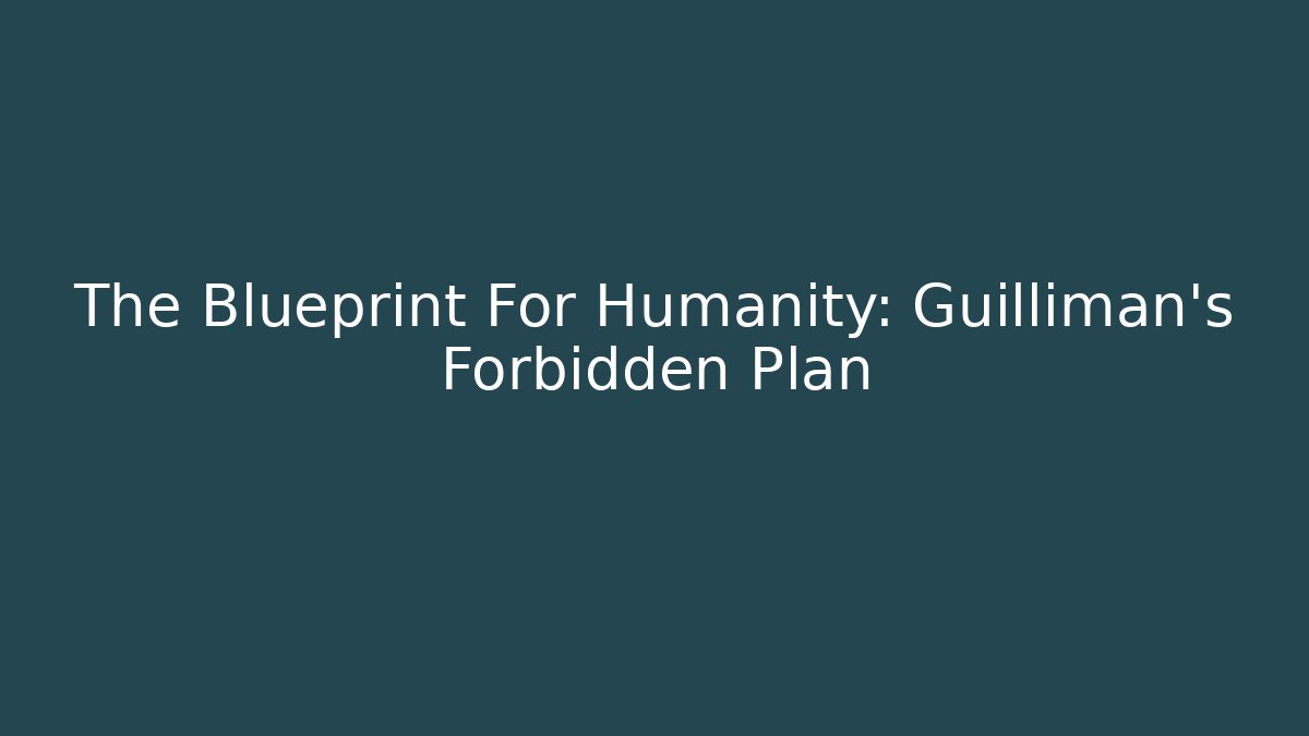 The Blueprint For Humanity: Guilliman's Forbidden Plan