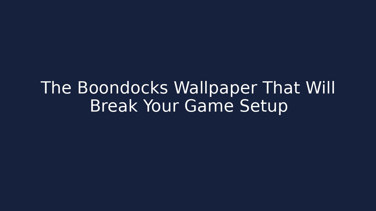The Boondocks Wallpaper That Will Break Your Game Setup