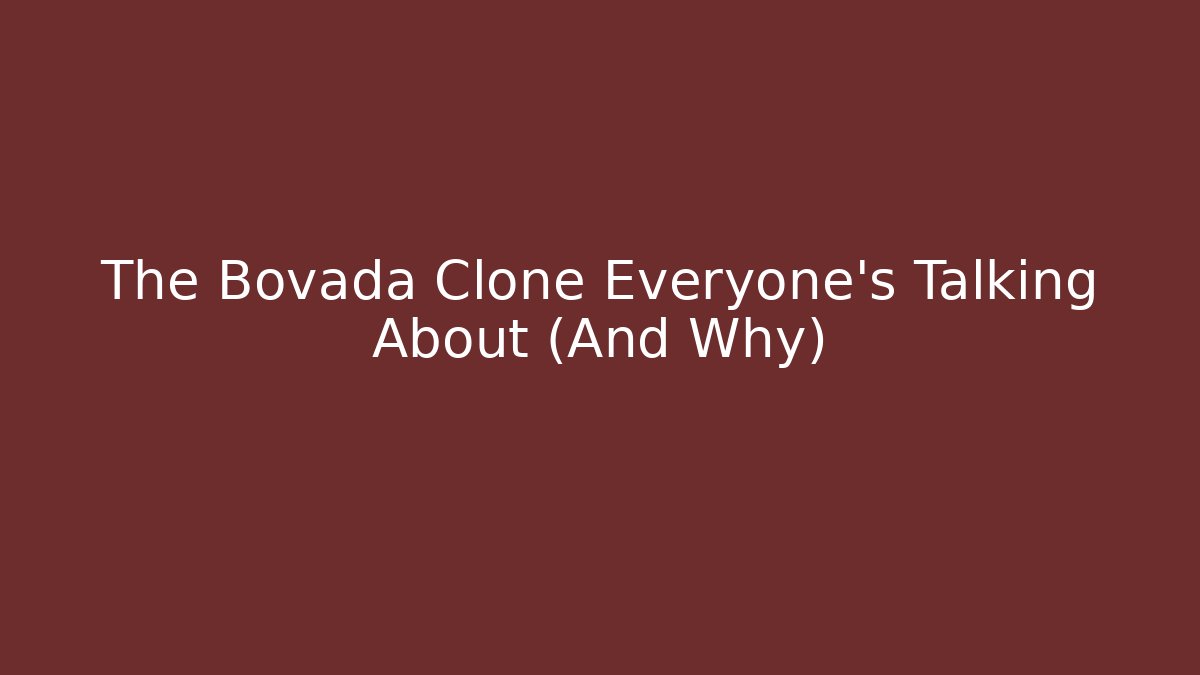 The Bovada Clone Everyone’s Talking About (And Why)