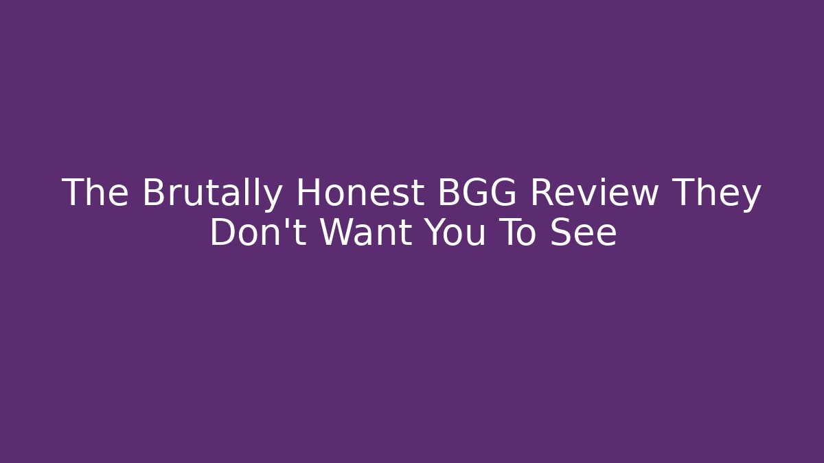 The Brutally Honest BGG Review They Don’t Want You To See