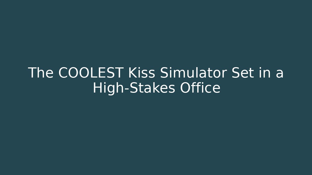 The COOLEST Kiss Simulator Set in a High-Stakes Office - Critter Realm