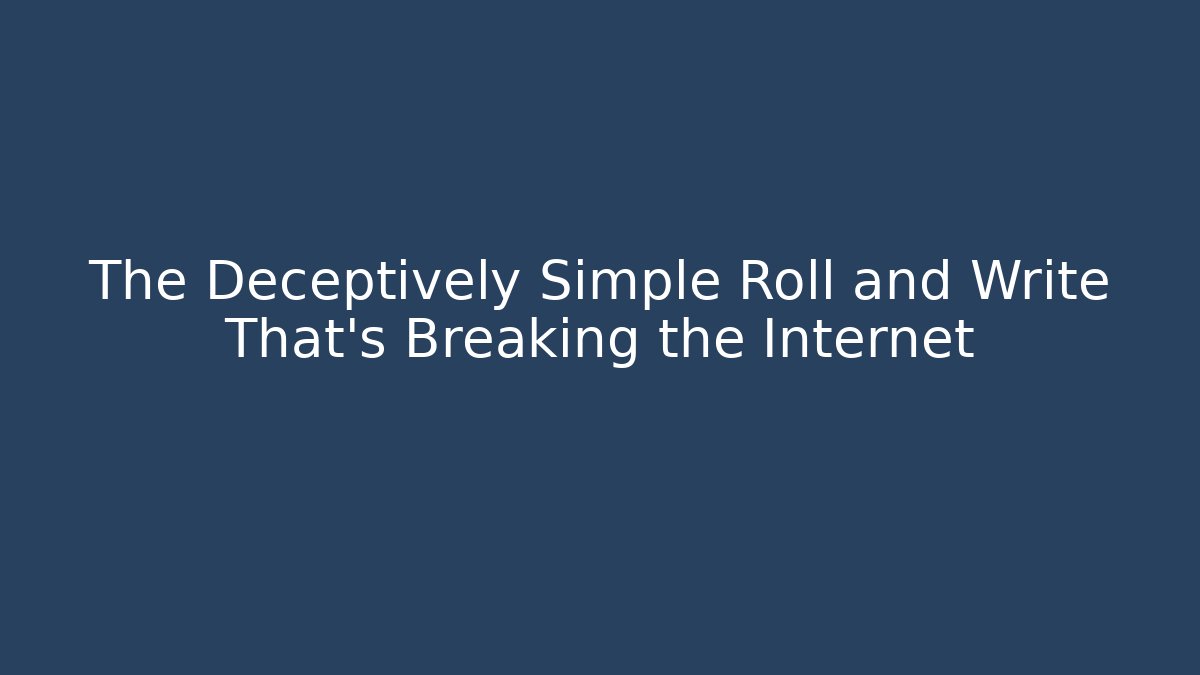 The Deceptively Simple Roll and Write That’s Breaking the Internet
