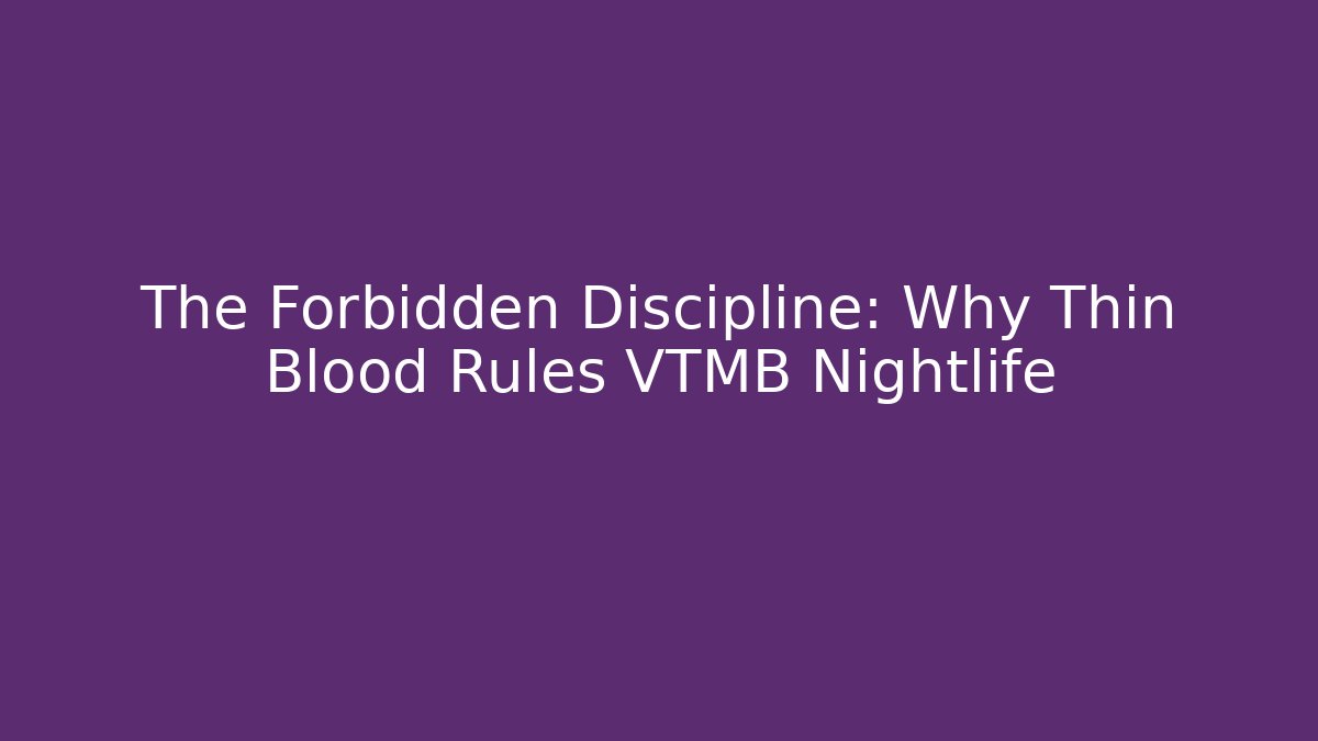 The Forbidden Discipline: Why Thin Blood Rules VTMB Nightlife