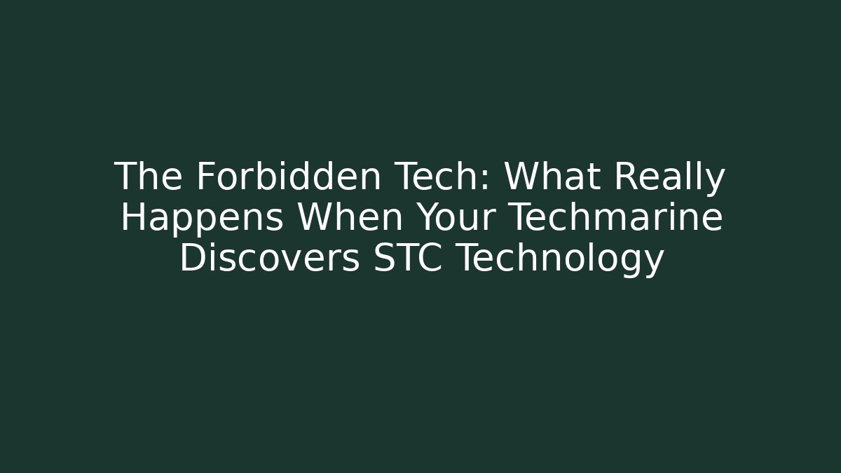 The Forbidden Tech: What Really Happens When Your Techmarine Discovers STC Technology - Critter Realm