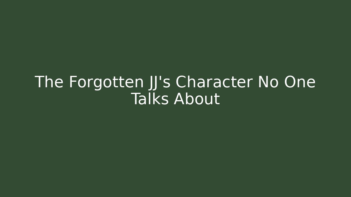 The Forgotten JJ's Character No One Talks About - Critter Realm