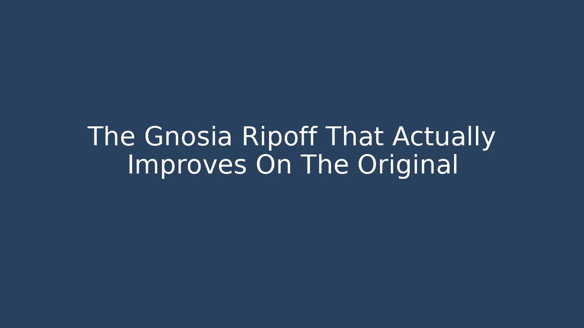 The Gnosia Ripoff That Actually Improves On The Original