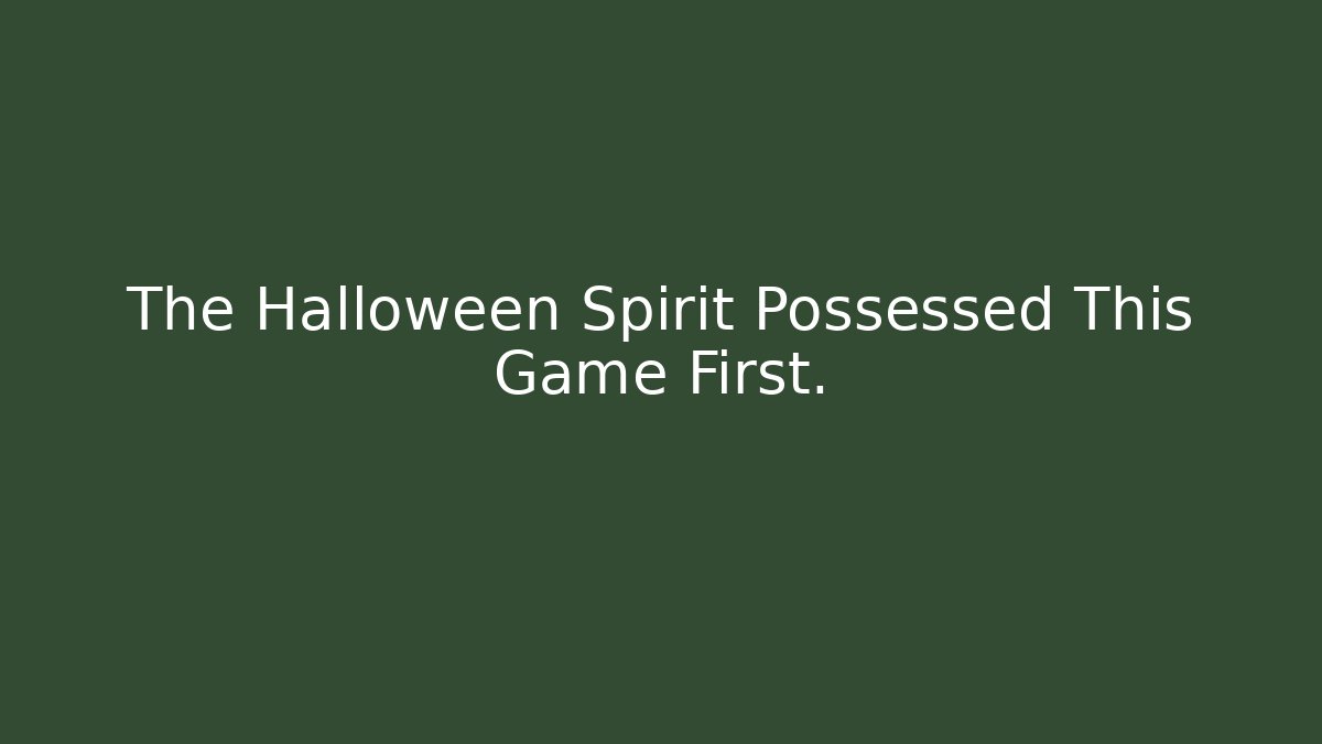 The Halloween Spirit Possessed This Game First. - Critter Realm