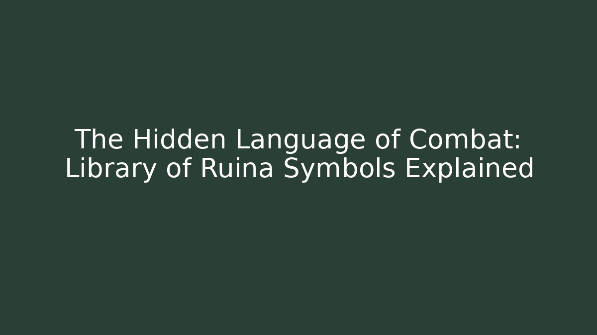 The Hidden Language of Combat: Library of Ruina Symbols Explained