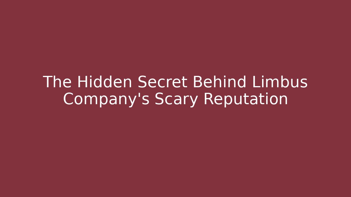 The Hidden Secret Behind Limbus Company's Scary Reputation