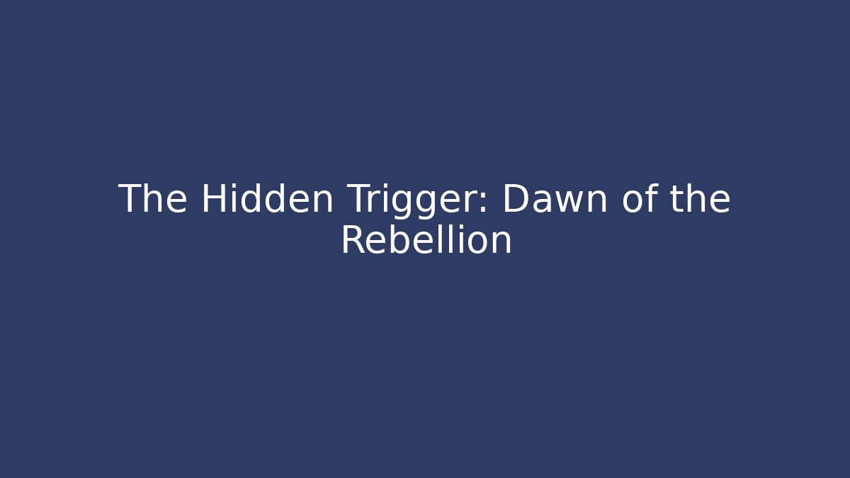 The Hidden Trigger: Dawn of the Rebellion