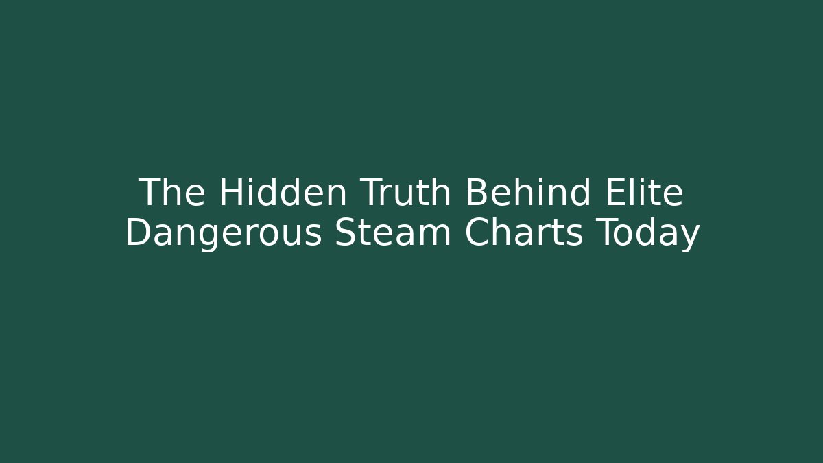 The Hidden Truth Behind Elite Dangerous Steam Charts Today