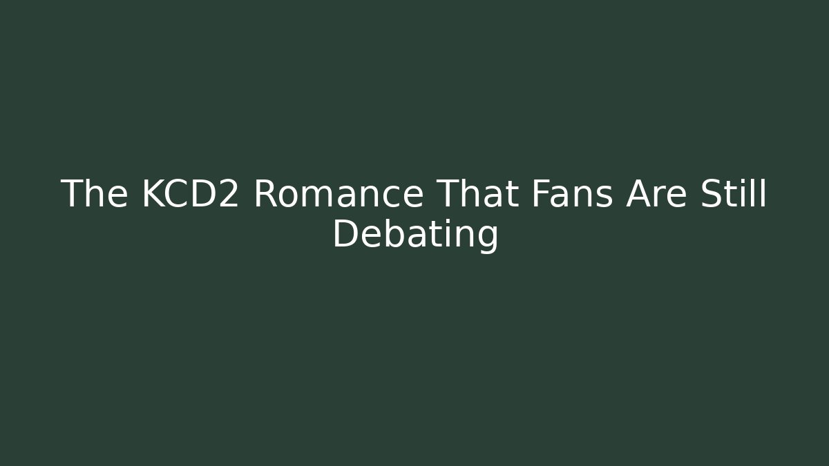 The KCD2 Romance That Fans Are Still Debating