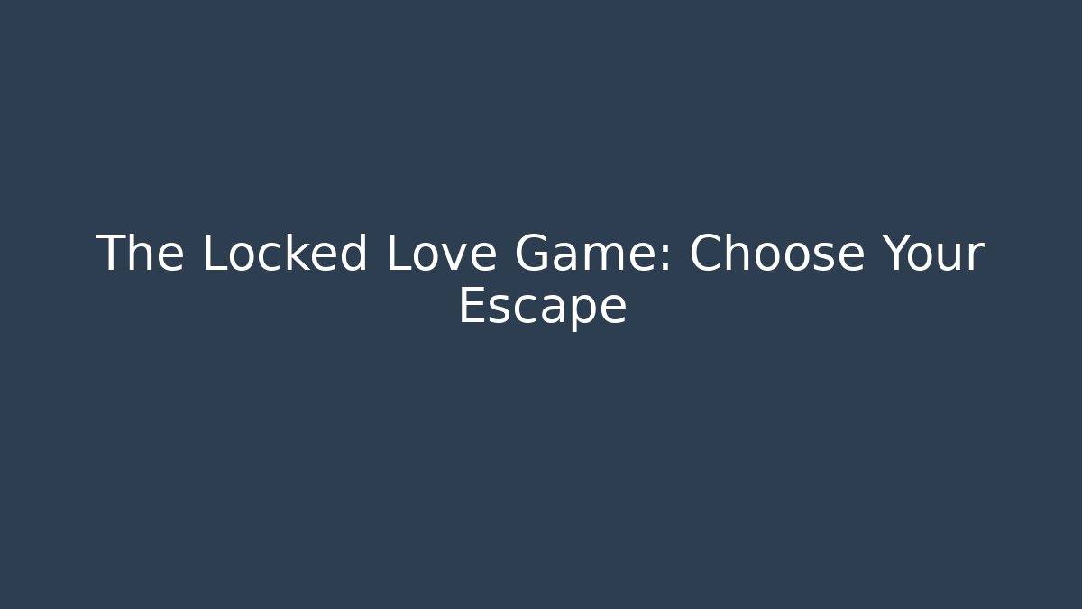 The Locked Love Game: Choose Your Escape