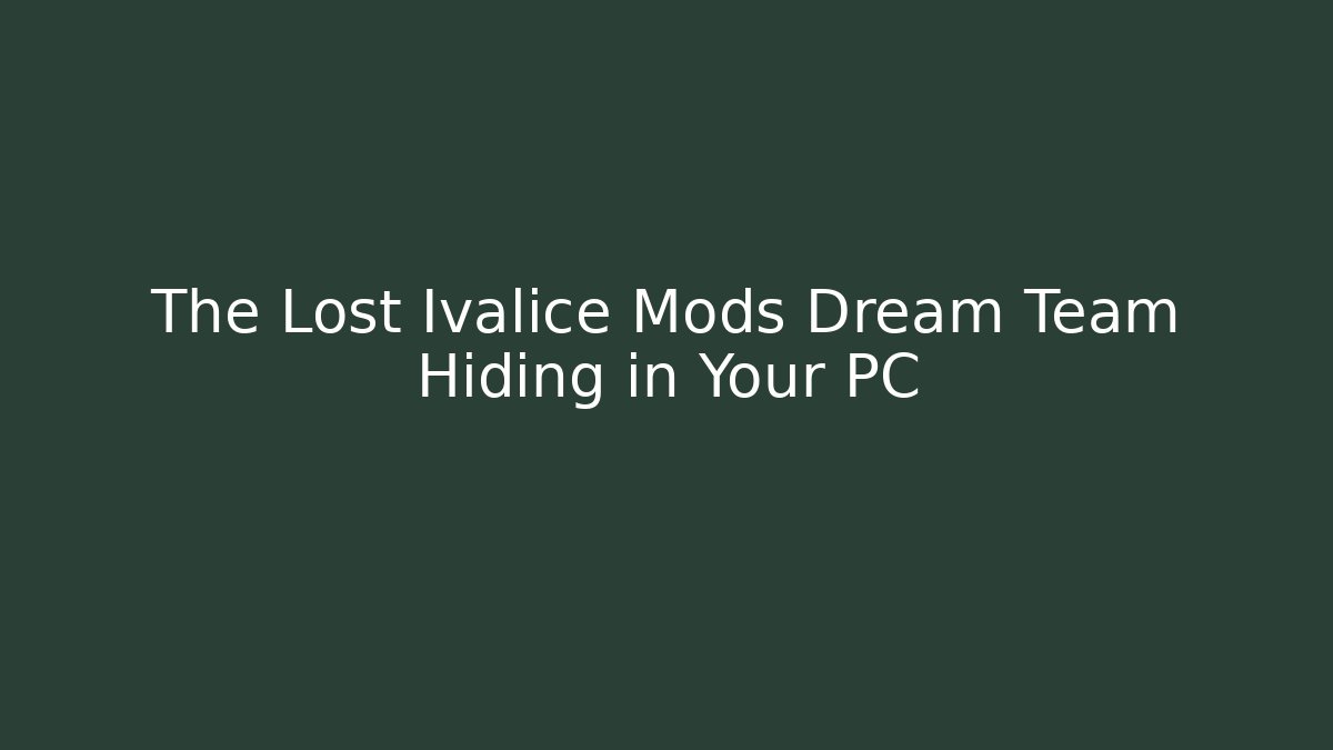 The Lost Ivalice Mods Dream Team Hiding in Your PC