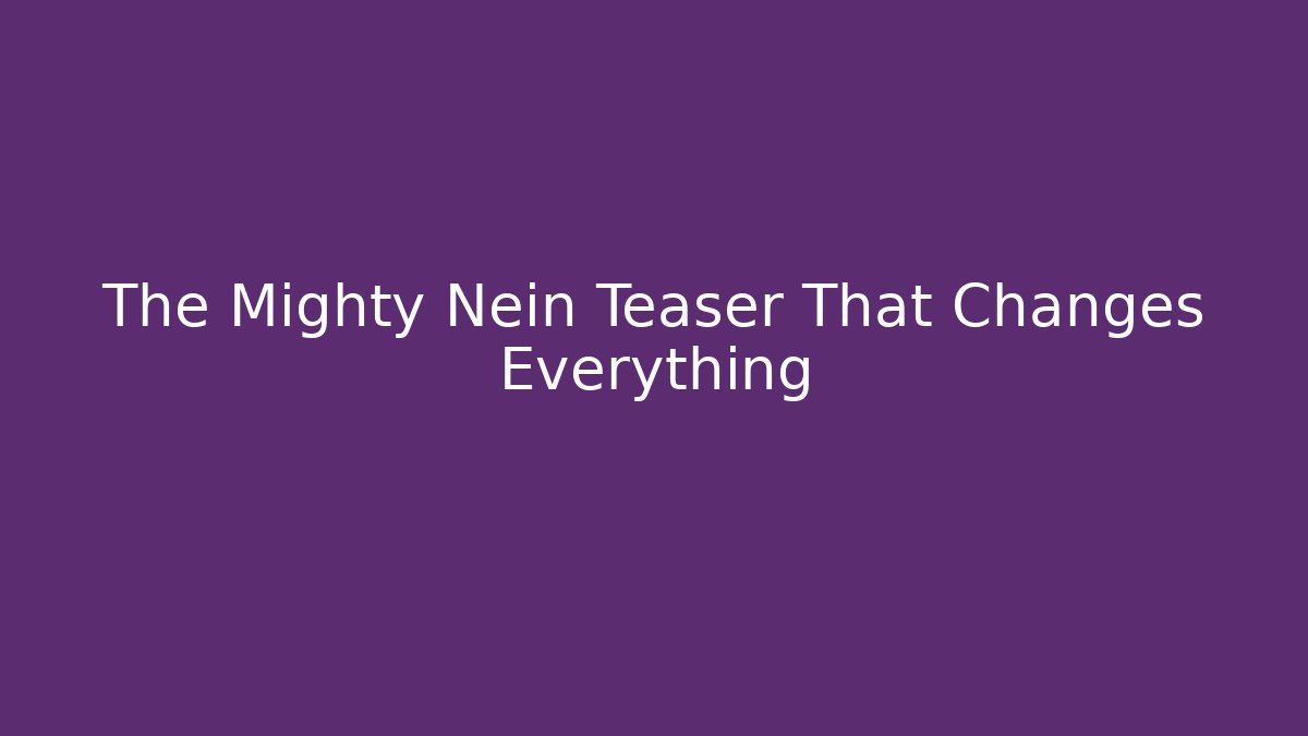 The Mighty Nein Teaser That Changes Everything