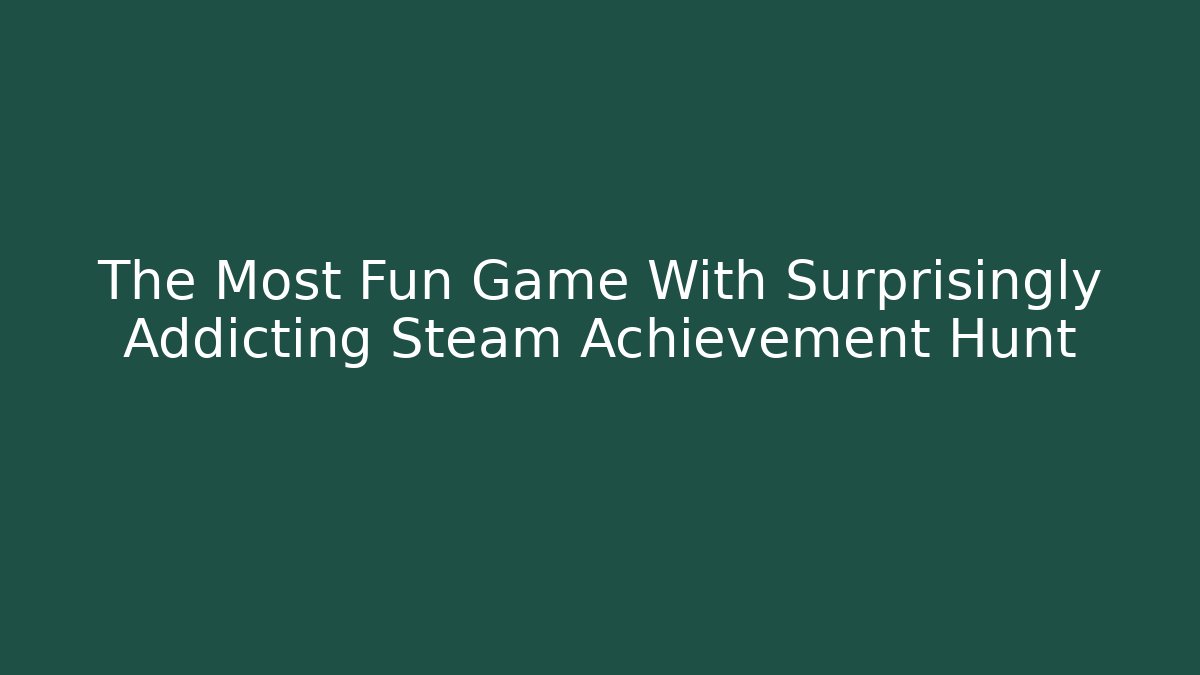 The Most Fun Game With Surprisingly Addicting Steam Achievement Hunt - Critter Realm
