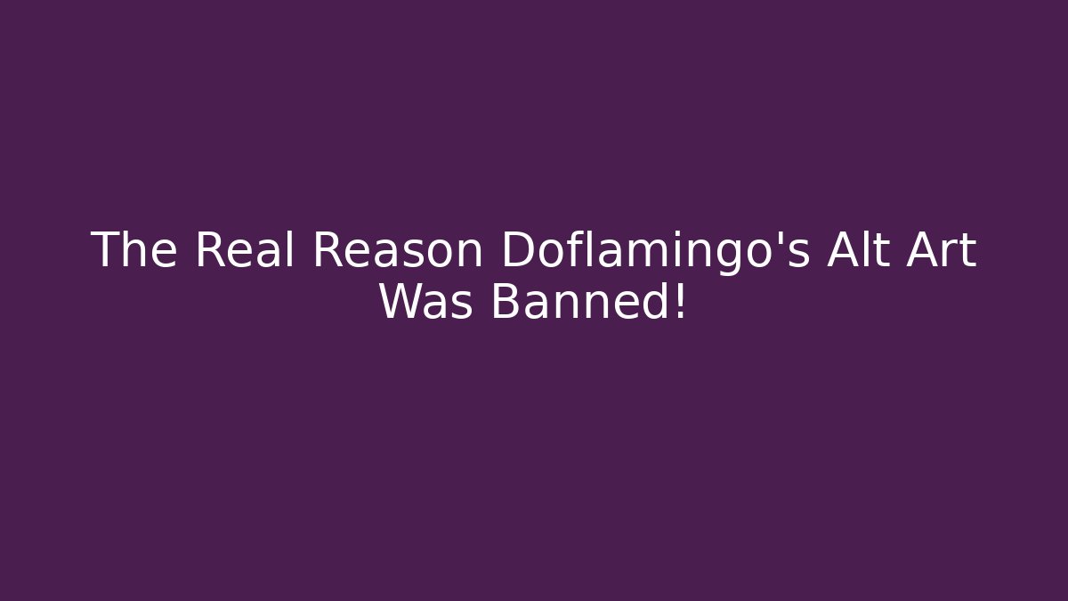 The Real Reason Doflamingo's Alt Art Was Banned!