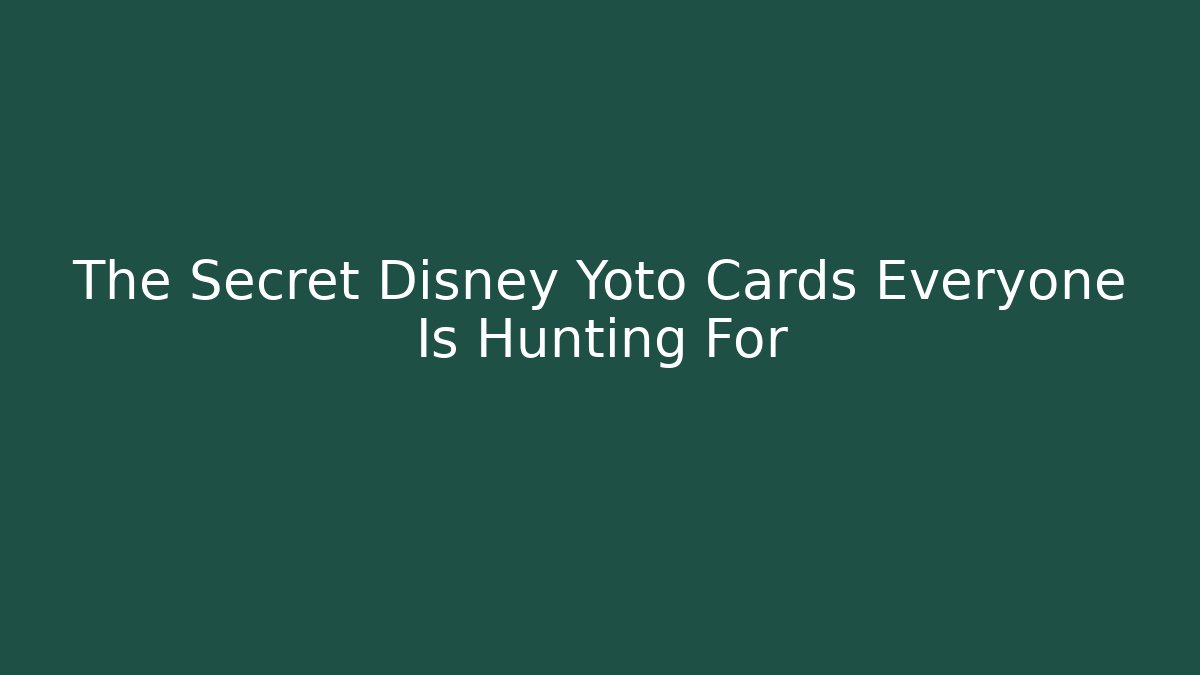 The Secret Disney Yoto Cards Everyone Is Hunting For
