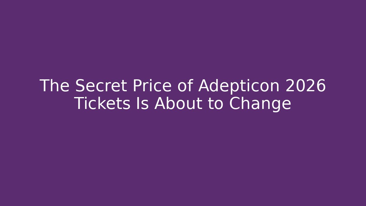The Secret Price of Adepticon 2026 Tickets Is About to Change