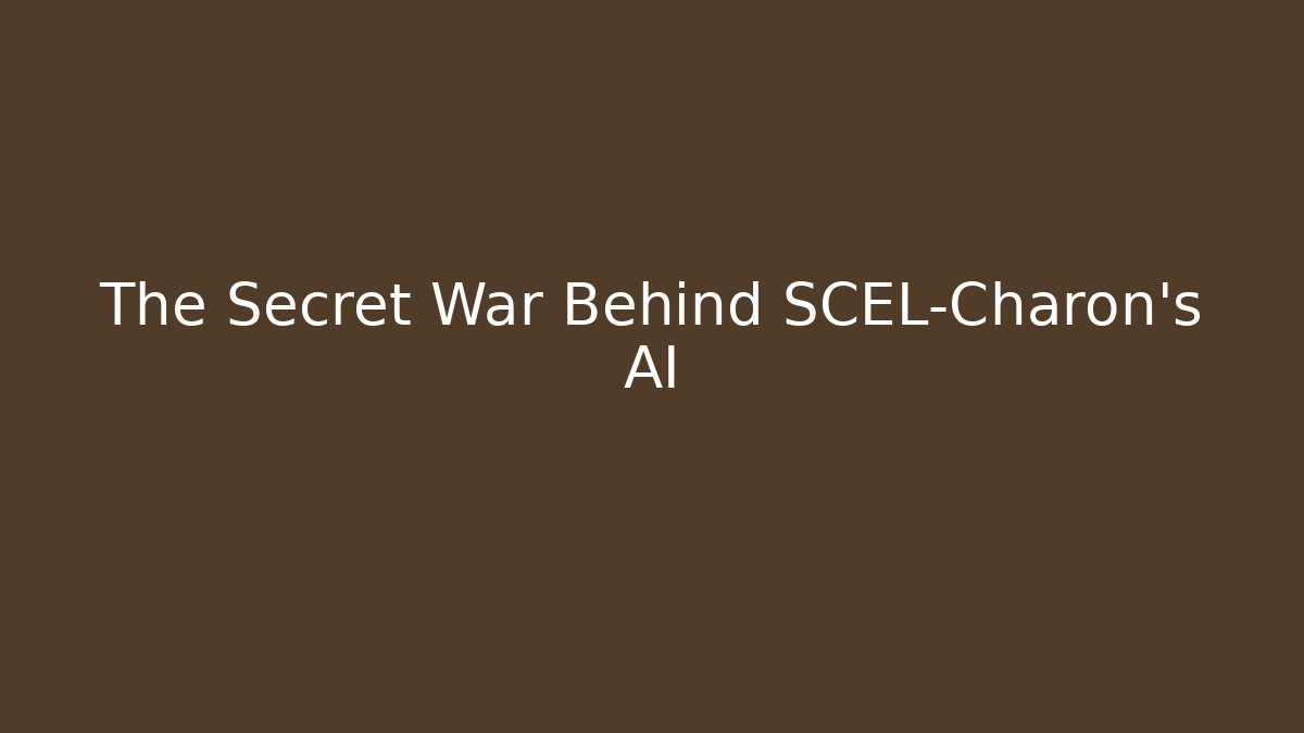 The Secret War Behind SCEL-Charon's AI
