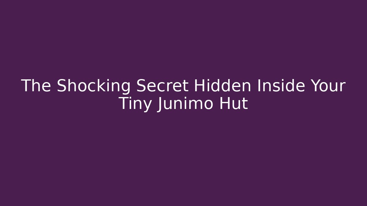 The Shocking Secret Hidden Inside Your Tiny Junimo Hut