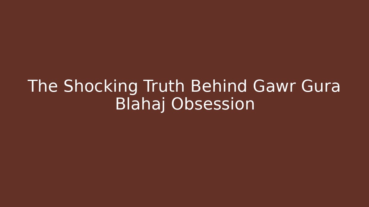 The Shocking Truth Behind Gawr Gura Blahaj Obsession