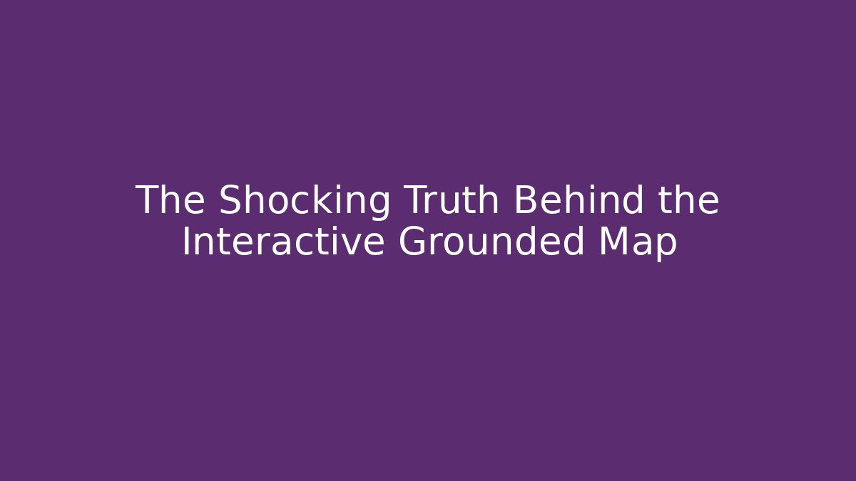 The Shocking Truth Behind the Interactive Grounded Map - Critter Realm