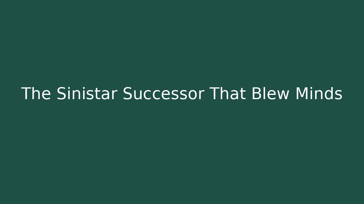 The Sinistar Successor That Blew Minds