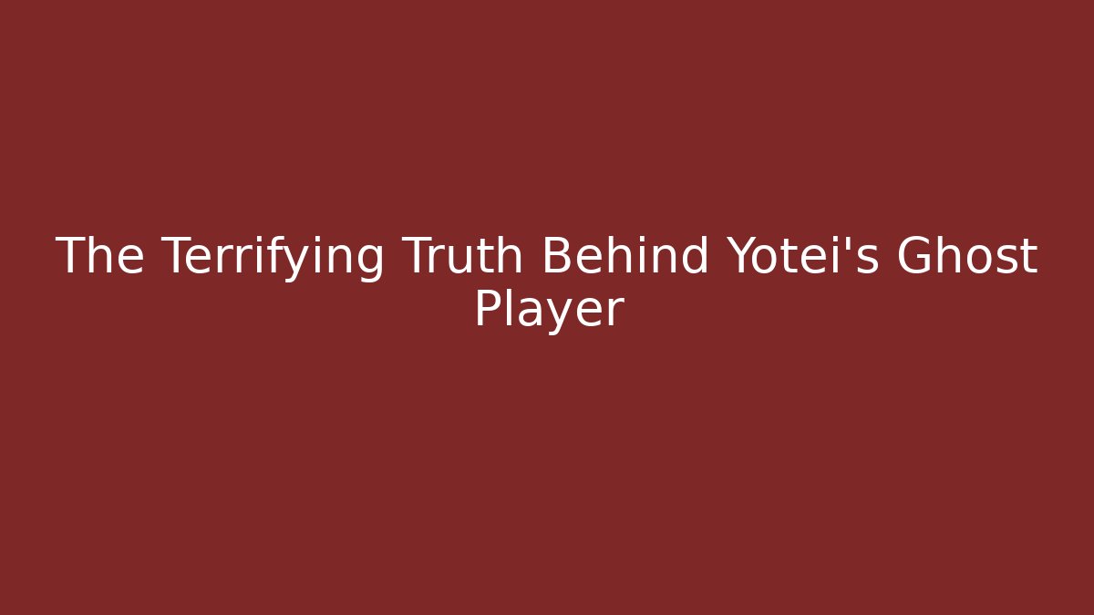 The Terrifying Truth Behind Yotei's Ghost Player